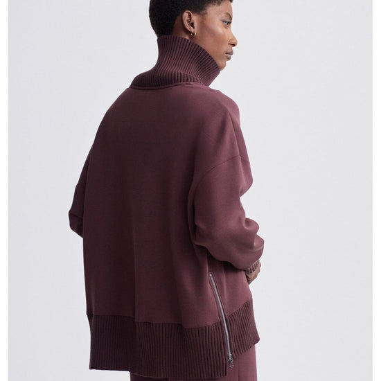 Young Ideas/Henmores - Barker High Neck Sweat - Black - XS