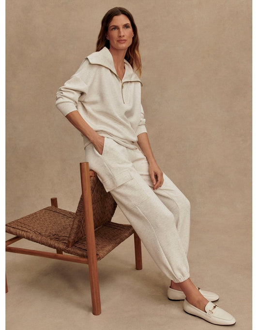 Young Ideas/Henmores - Cargo 25 Jogger - Ivory Marl - XS