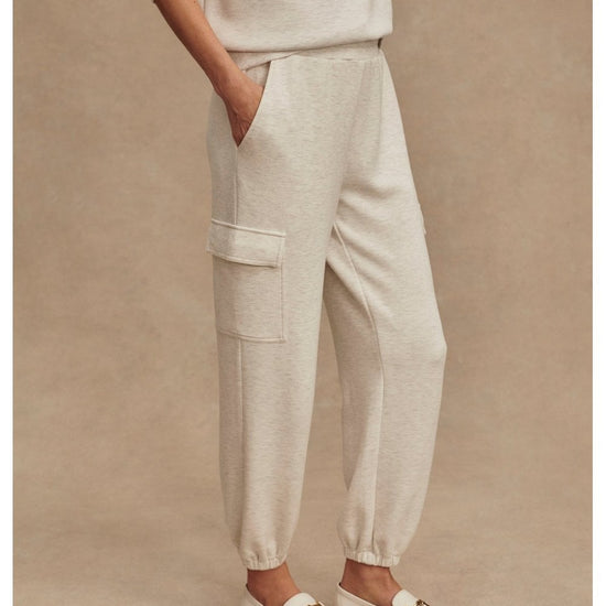 Young Ideas/Henmores - Cargo 25 Jogger - Ivory Marl - XS