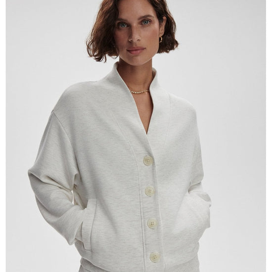 Young Ideas/Henmores - Celeste Button Through Sweat - Black - XS