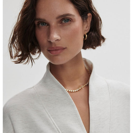 Young Ideas/Henmores - Celeste Button Through Sweat - Black - XS