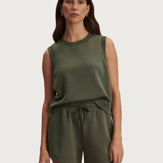 Young Ideas & Henmores - Coulter High Rise Short - Thyme - XS