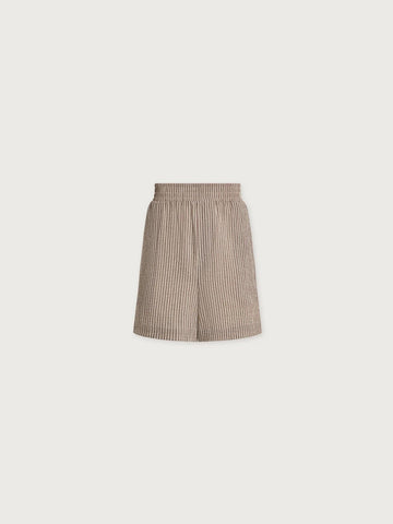 Young Ideas & Henmores -Darina Stripe Short -Birch Taupe -XS