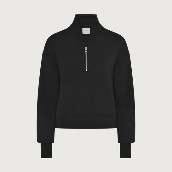 Young Ideas/Henmores - Davidson Half Zip Sweat - Black - M