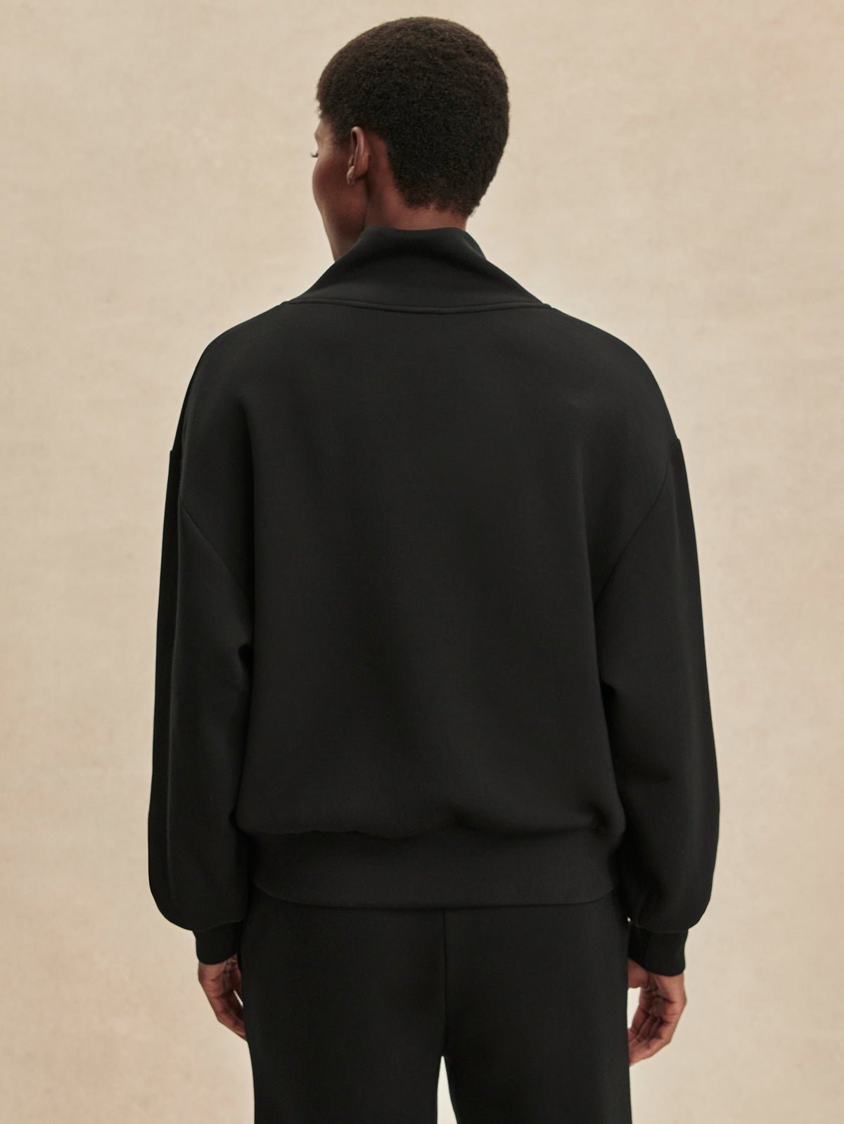 Young Ideas/Henmores - Davidson Half Zip Sweat - Black - M