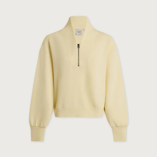 Young Ideas & Henmores -Davidson Half Zip Sweat -Anise Flower -XS