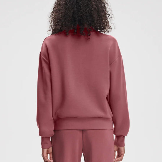 Young Ideas & Henmores -Davidson Half Zip Sweat -Wild Rhubarb -XS
