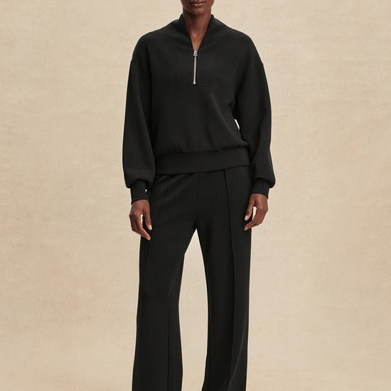 Young Ideas/Henmores - Davidson Half Zip Sweat - Black - M