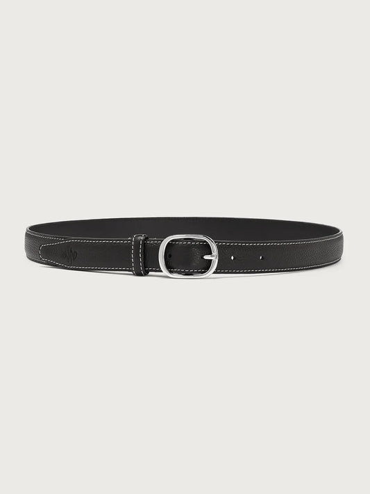 Young Ideas & Henmores -Deena Leather Belt -Black -S/M