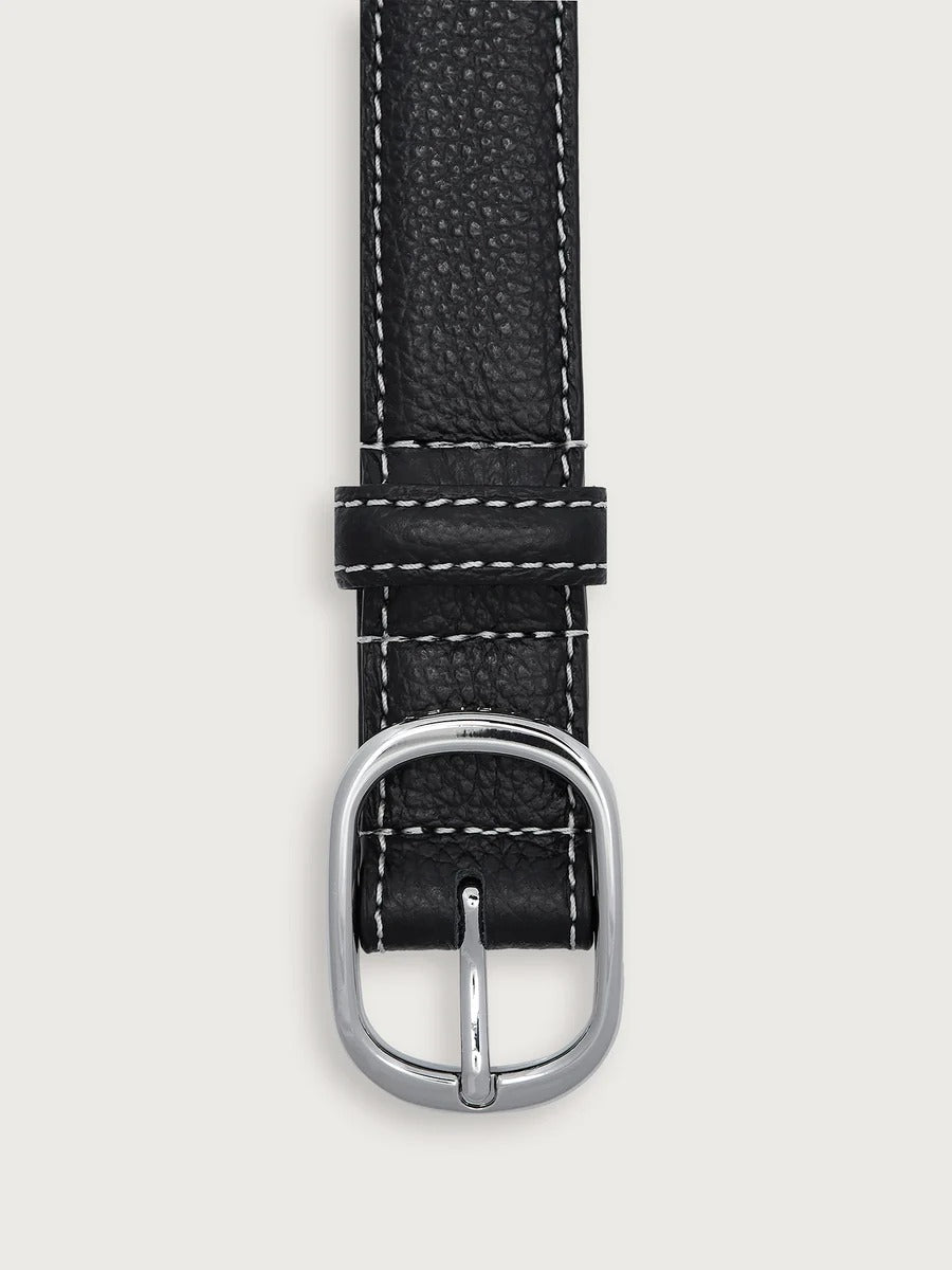 Young Ideas & Henmores -Deena Leather Belt -Black -S/M