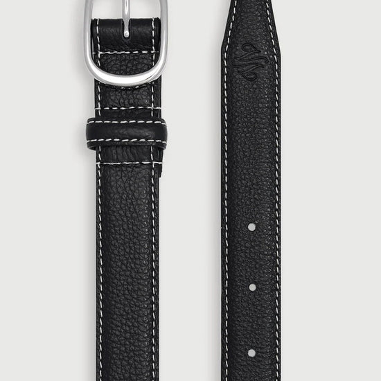 Young Ideas & Henmores -Deena Leather Belt -Black -S/M