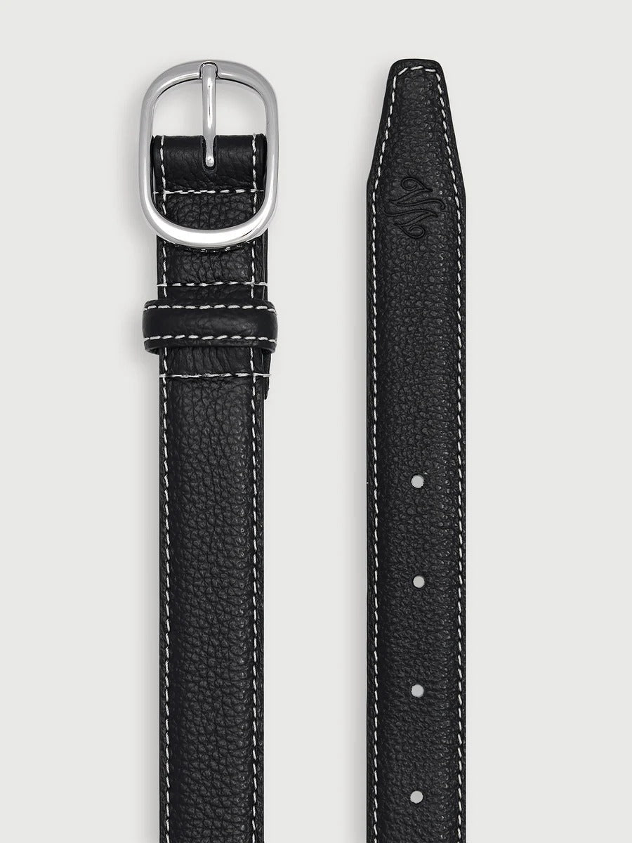Young Ideas & Henmores -Deena Leather Belt -Black -S/M
