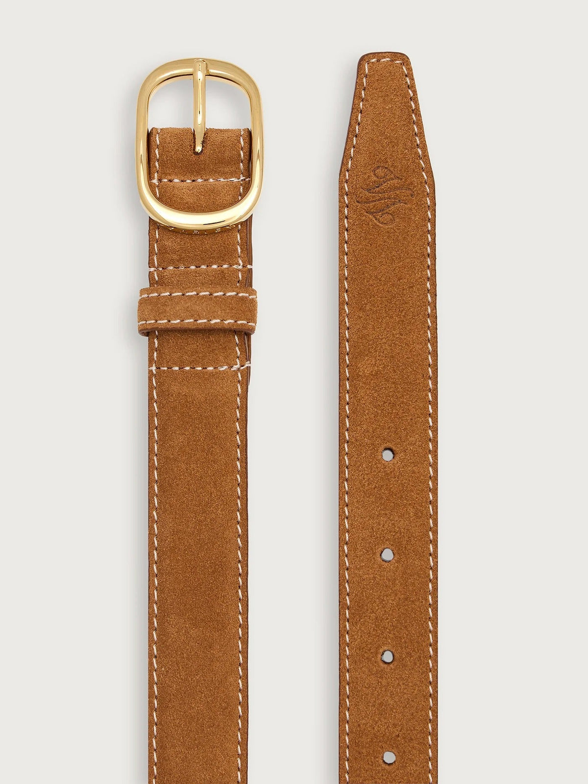 Young Ideas & Henmores -Deena Suede Belt -Caramel -S/M