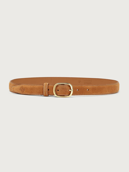 Young Ideas & Henmores -Deena Suede Belt -Caramel -S/M