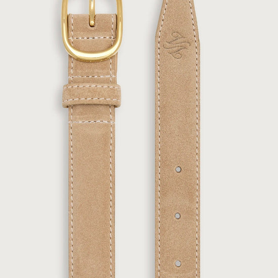 Young Ideas & Henmores -Deena Suede Belt -Caramel -S/M