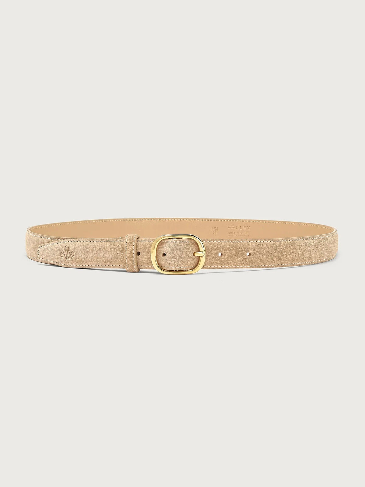 Young Ideas & Henmores -Deena Suede Belt -Sesame -S/M