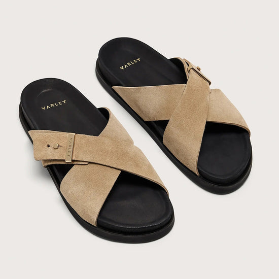 Young Ideas & Henmores - Esla Cross Slide Sandal - Humus - 4