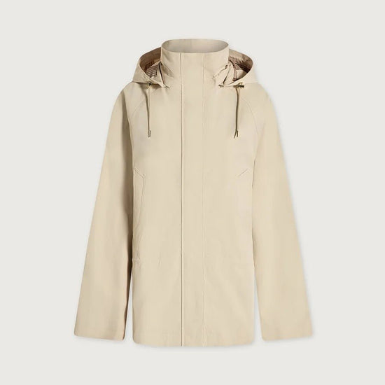 Young Ideas & Henmores -Etta Short Rain Jacket -Birch -XS