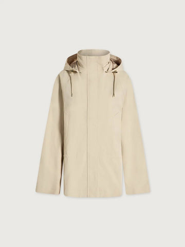 Young Ideas & Henmores -Etta Short Rain Jacket -Birch -XS