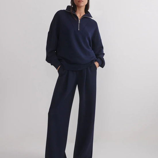 Young Ideas & Henmores - Extra Wide Leg 29.5 Jogger - Navy - XS