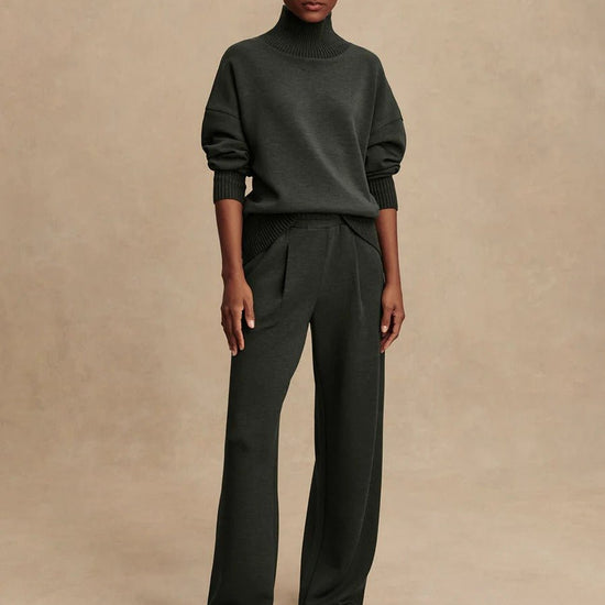 Young Ideas & Henmores - Extra Wide Leg 29.5 Jogger - Olive Marl - XS