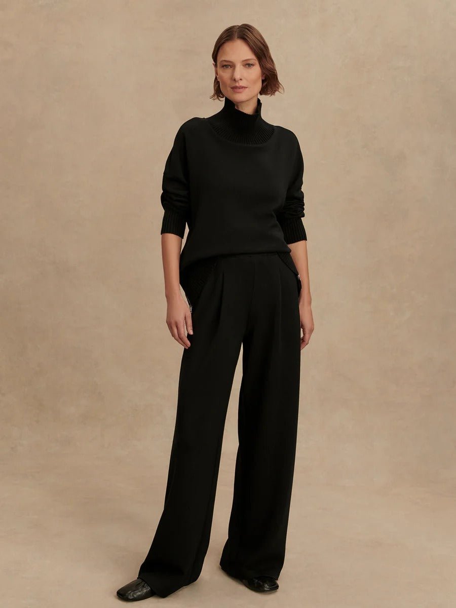 Young Ideas & Henmores - Extra Wide Leg 29.5 Jogger - Black - XS