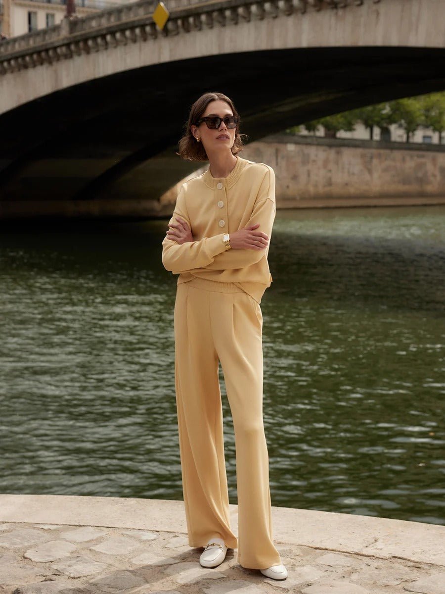 Young Ideas & Henmores - Extra Wide Leg 29.5 Jogger - Sahara Sun - XS