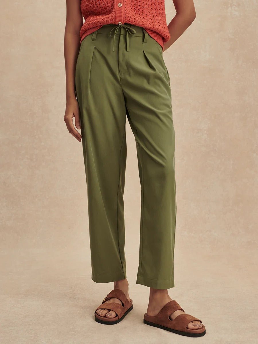 Young Ideas & Henmores - Hadleigh Tapered 27 Trousers - Olivine - M