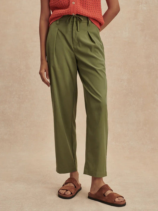 Young Ideas & Henmores - Hadleigh Tapered 27 Trousers - Olivine - M