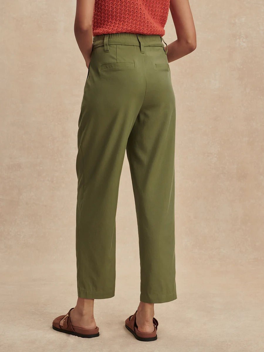 Young Ideas & Henmores - Hadleigh Tapered 27 Trousers - Olivine - M