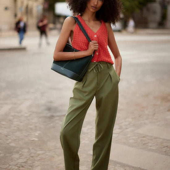 Young Ideas & Henmores - Hadleigh Tapered 27 Trousers - Olivine - M