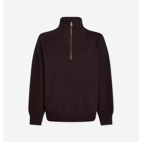 Young Ideas/Henmores - Hawley Half Zip Sweat - Azure Blue - XS