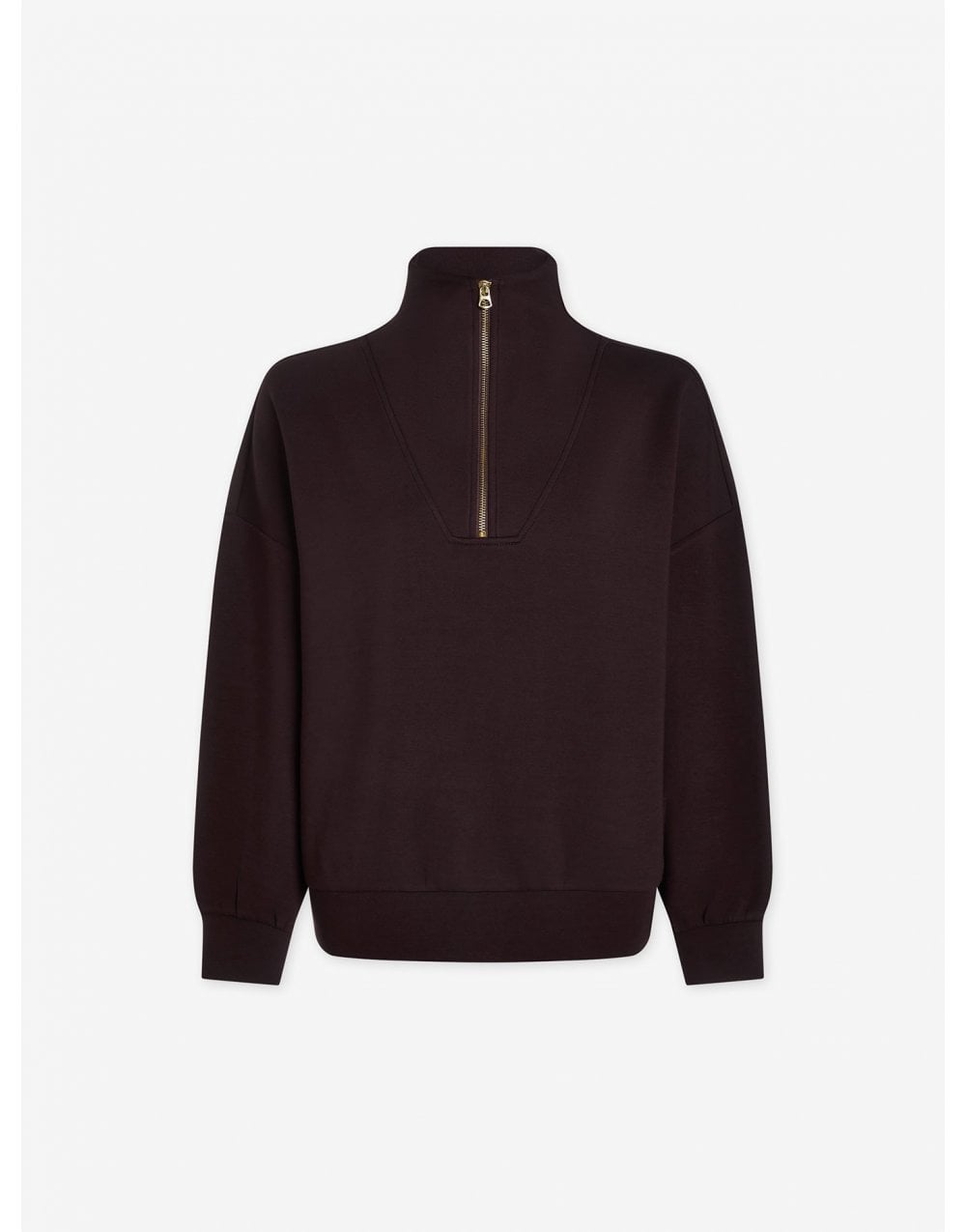 Young Ideas/Henmores - Hawley Half Zip Sweat - Azure Blue - XS