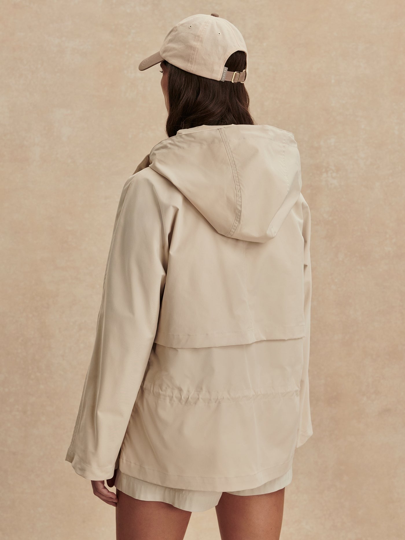 Young Ideas/Henmores - Jeanie Hooded Tech Jacket - Oat Milk - XS