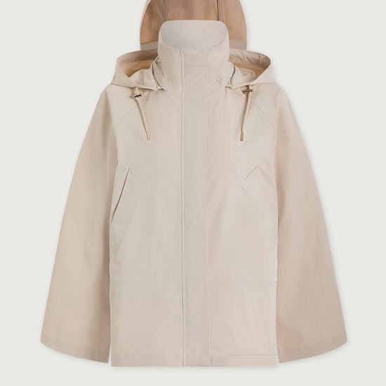 Young Ideas/Henmores - Jeanie Hooded Tech Jacket - Oat Milk - XS