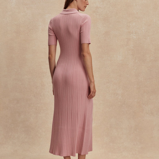 Young Ideas/Henmores - Joey Knitted Maxi Dress - Zephyr Mauve - XS