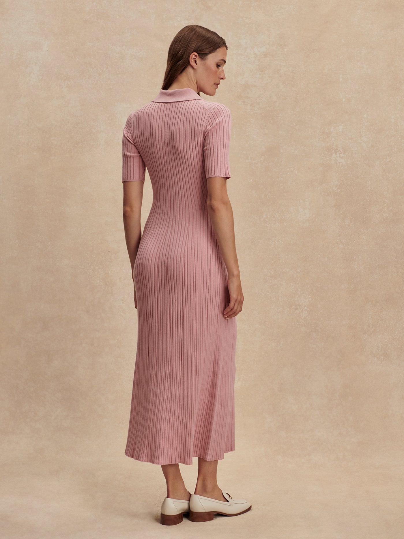 Young Ideas/Henmores - Joey Knitted Maxi Dress - Zephyr Mauve - XS