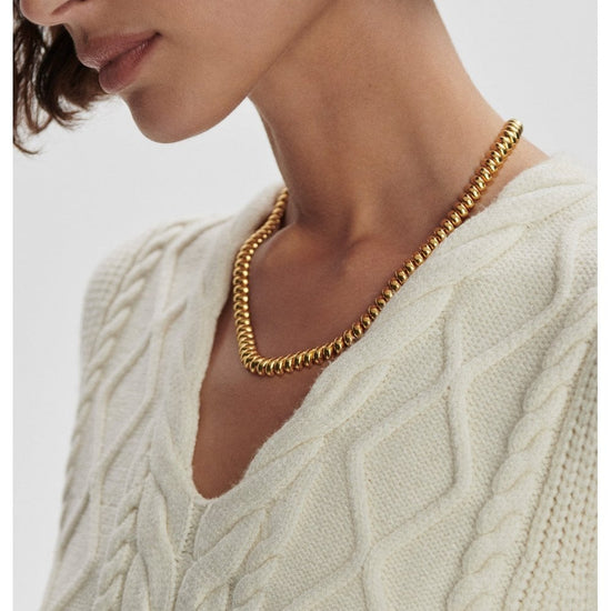 Young Ideas/Henmores - Kay Cable Knit Vest - Snow White - XS