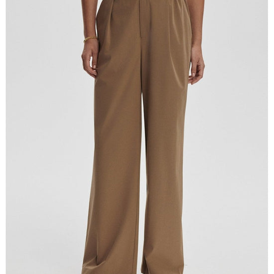 Young Ideas/Henmores - Kayson Wide Leg 29.5 Trousers - Ash Rose - XS