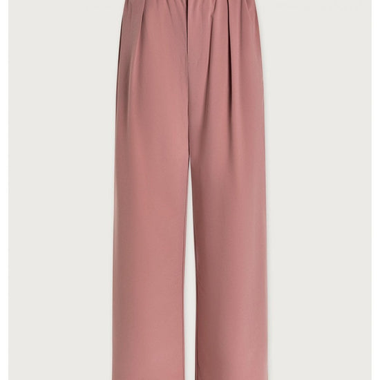 Young Ideas/Henmores - Kayson Wide Leg 29.5 Trousers - Ash Rose - XS