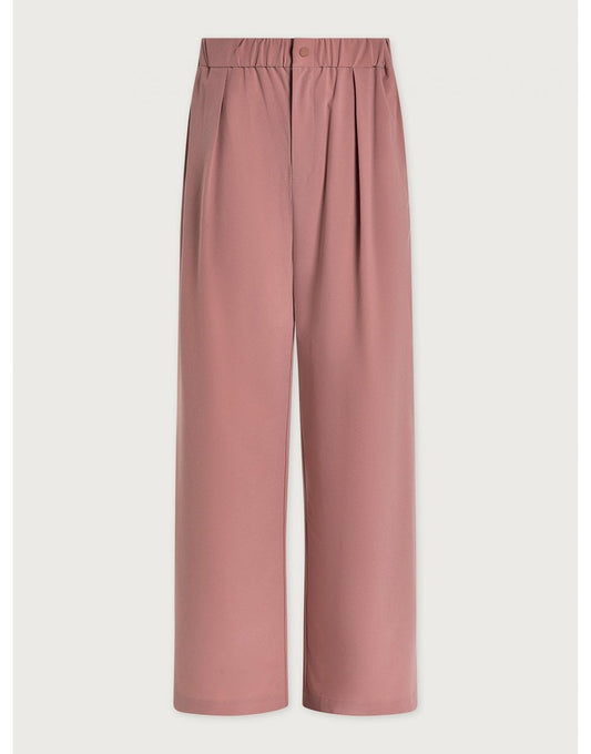 Young Ideas/Henmores - Kayson Wide Leg 29.5 Trousers - Ash Rose - XS