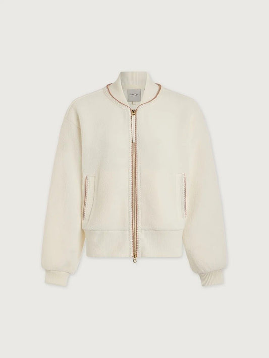 Young Ideas & Henmores -Klaudia Fleece Jacket -Egret -XS