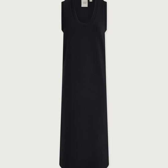 Young Ideas & Henmores -Kyler Tank Midi Jersey Dress -Black -XS