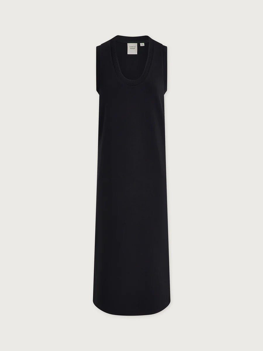Young Ideas & Henmores -Kyler Tank Midi Jersey Dress -Black -XS