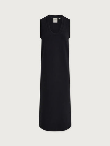 Young Ideas & Henmores -Kyler Tank Midi Jersey Dress -Black -XS