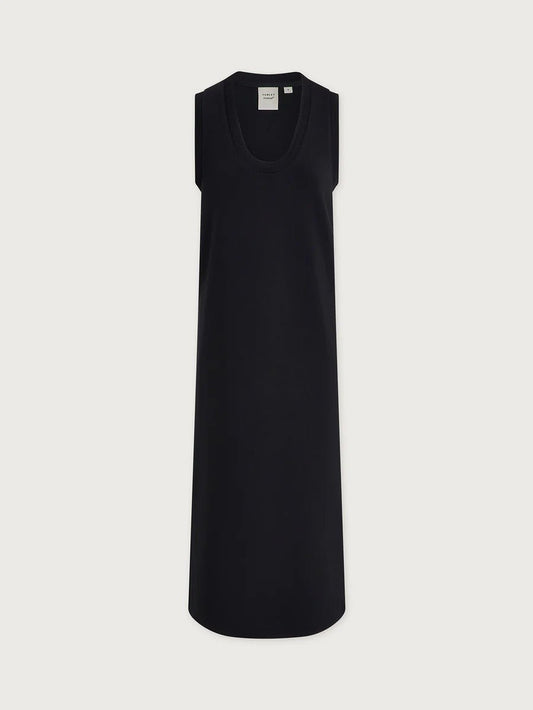 Young Ideas & Henmores -Kyler Tank Midi Jersey Dress -Black -XS