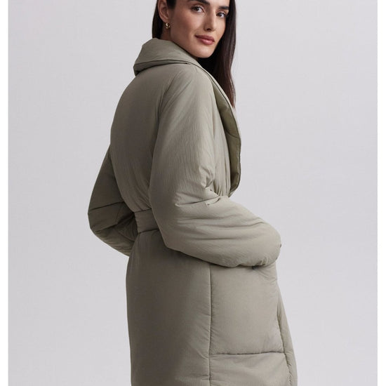 Young Ideas/Henmores - Laona Padded Wrap Jacket - Laurel Sage - S