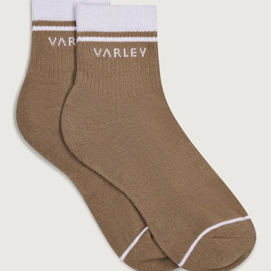 Young Ideas/Henmores - Lenni Half Crew Sock - Desert Taupe - OS