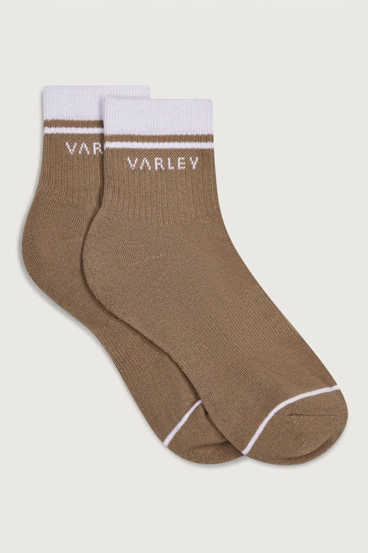 Young Ideas/Henmores - Lenni Half Crew Sock - Desert Taupe - OS