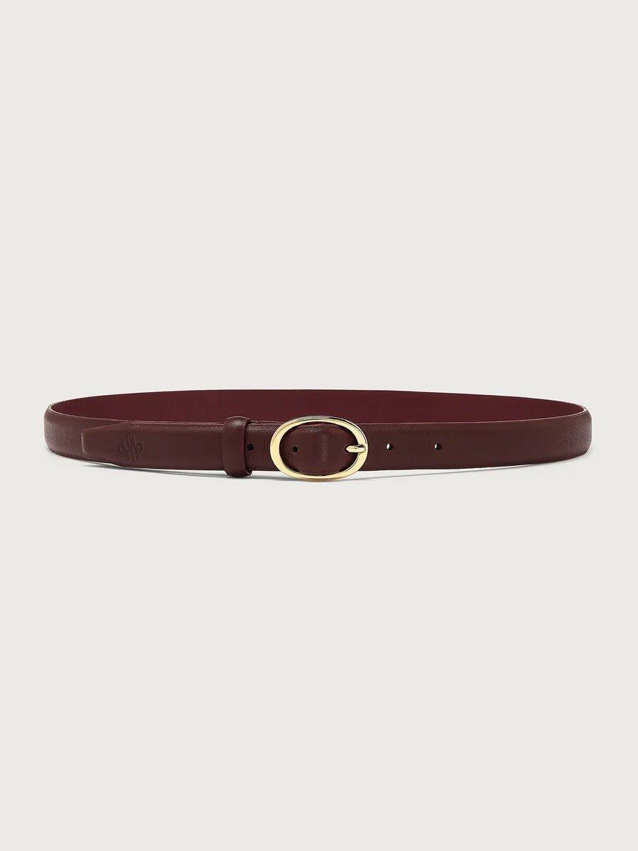 Young Ideas & Henmores -Luelle Leather Belt -Chocolate -S/M